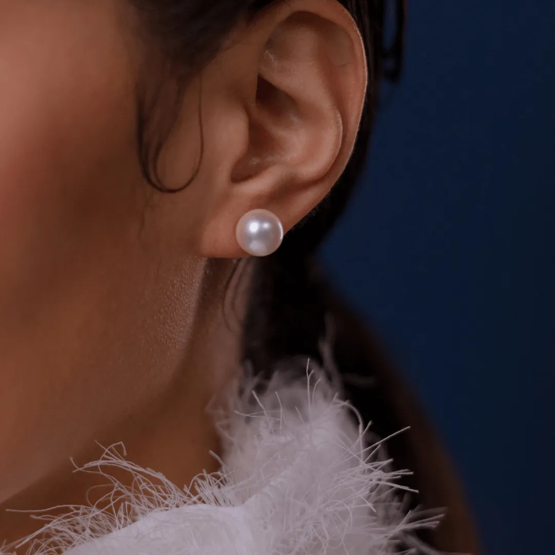 10-11mm Edison Pearl Stud Earrings (US)