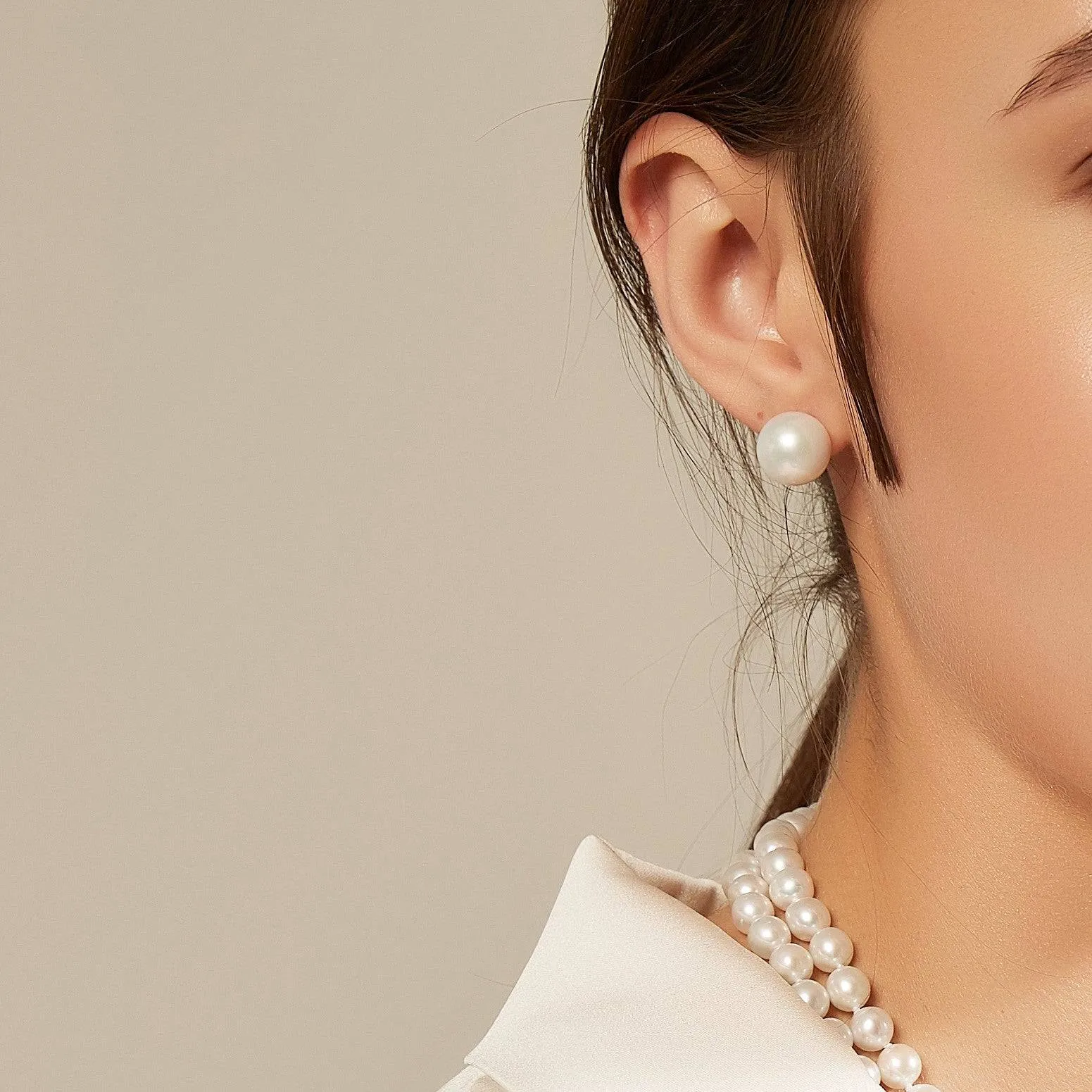 10-11mm Edison Pearl Stud Earrings (US)