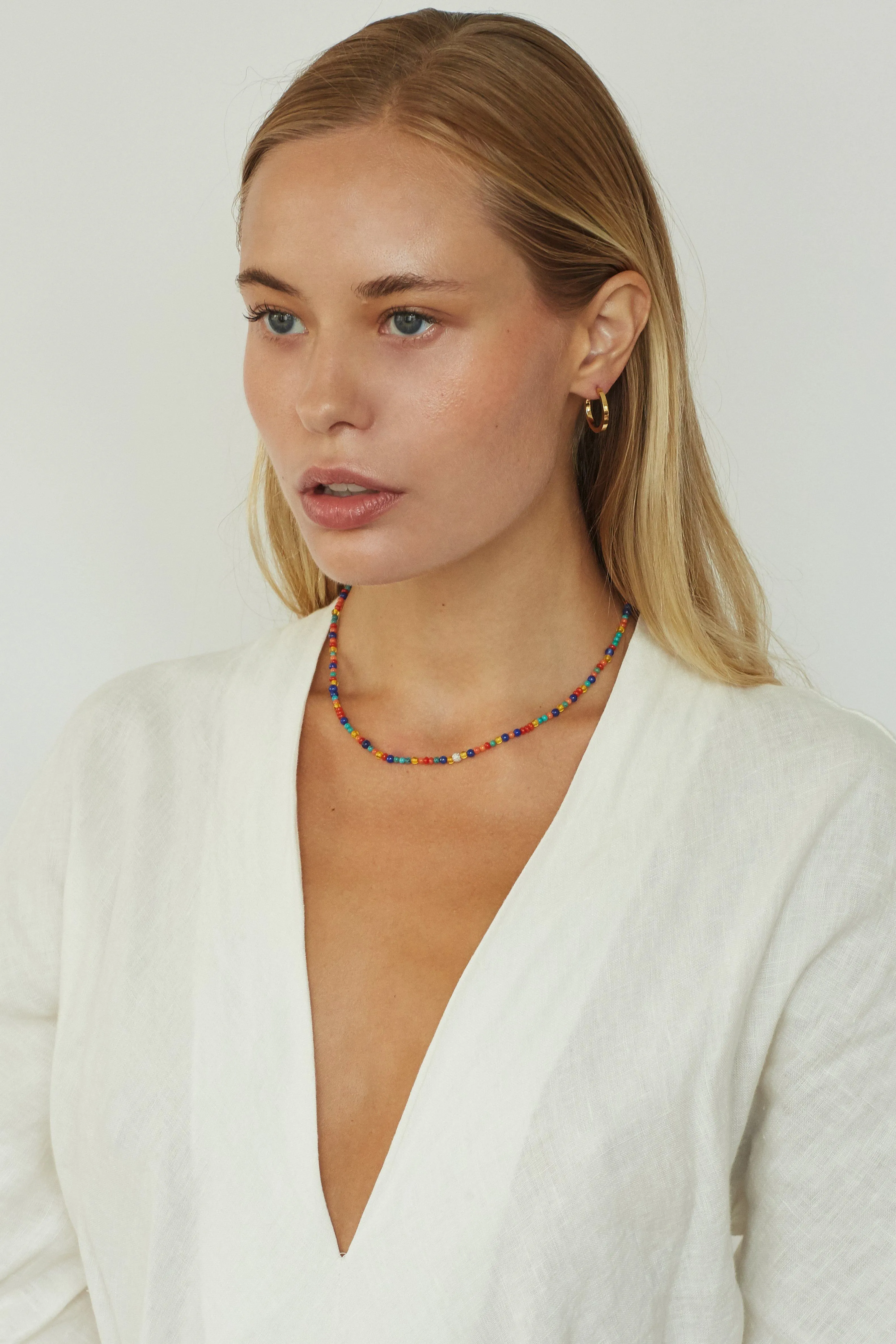 14K Multi-Bead Necklace