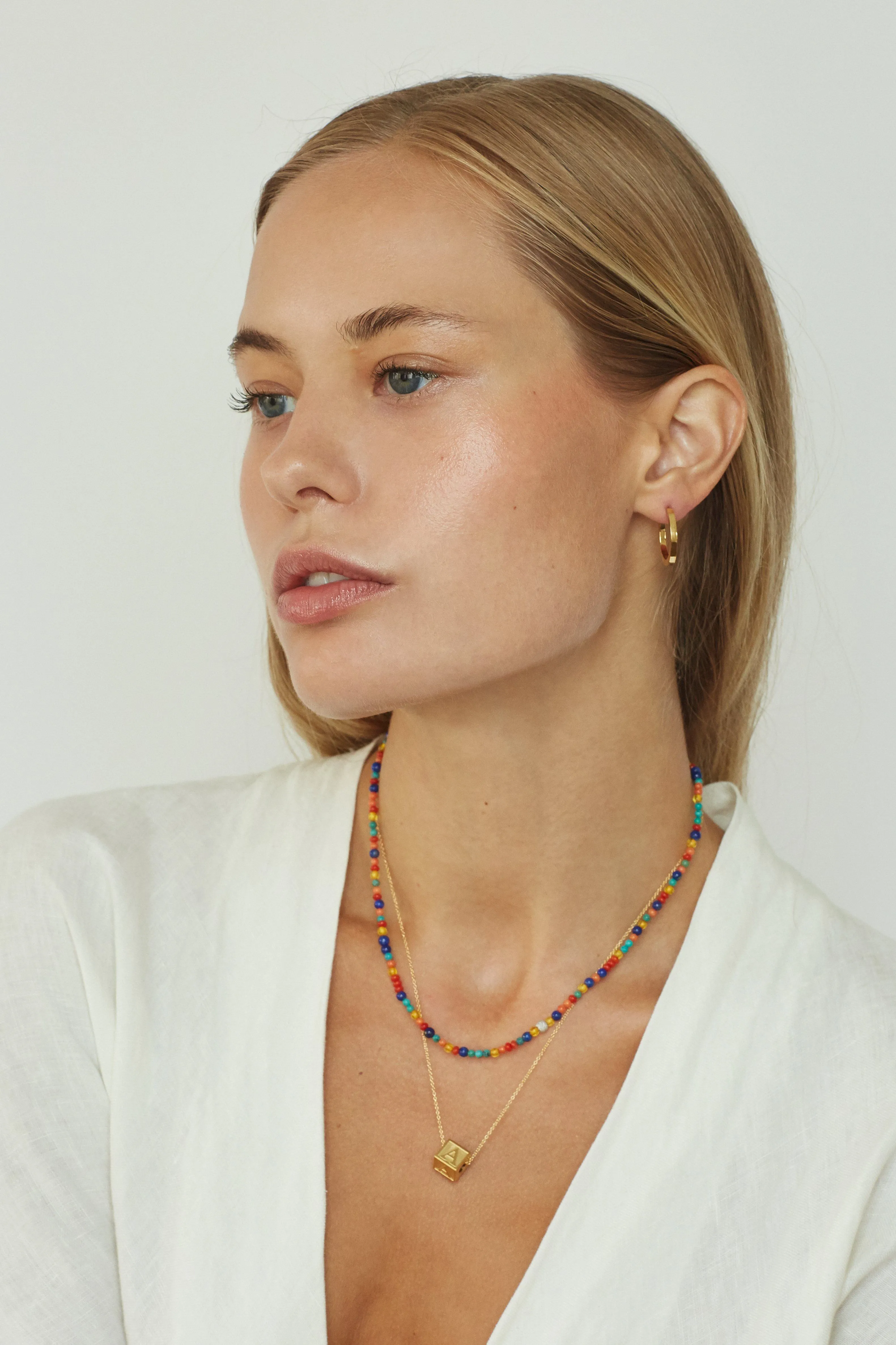 14K Multi-Bead Necklace