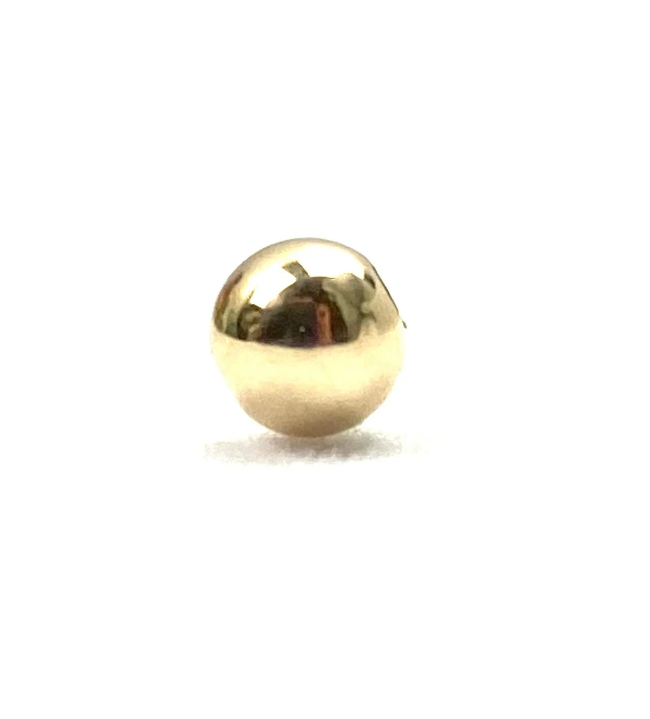 14k solid yellow gold bead, SKU# 11-05-7040