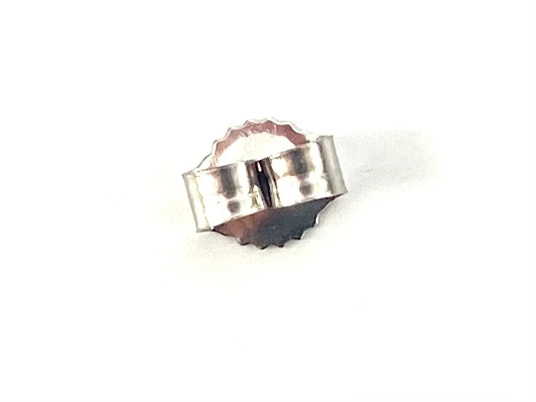 14K White Gold Ear Nut Light, Sku#12/27/1805