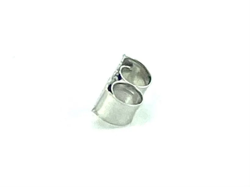14K White Gold Ear Nut Light, Sku#12/27/1805