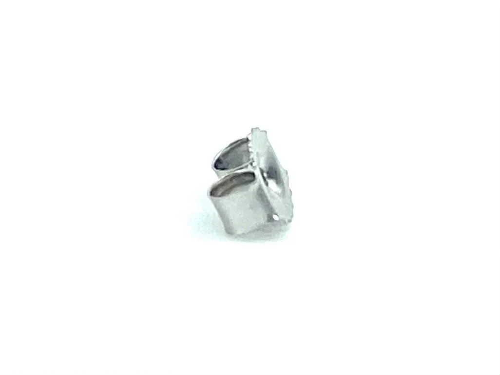 14K White Gold Ear Nut Light, Sku#12/27/1805