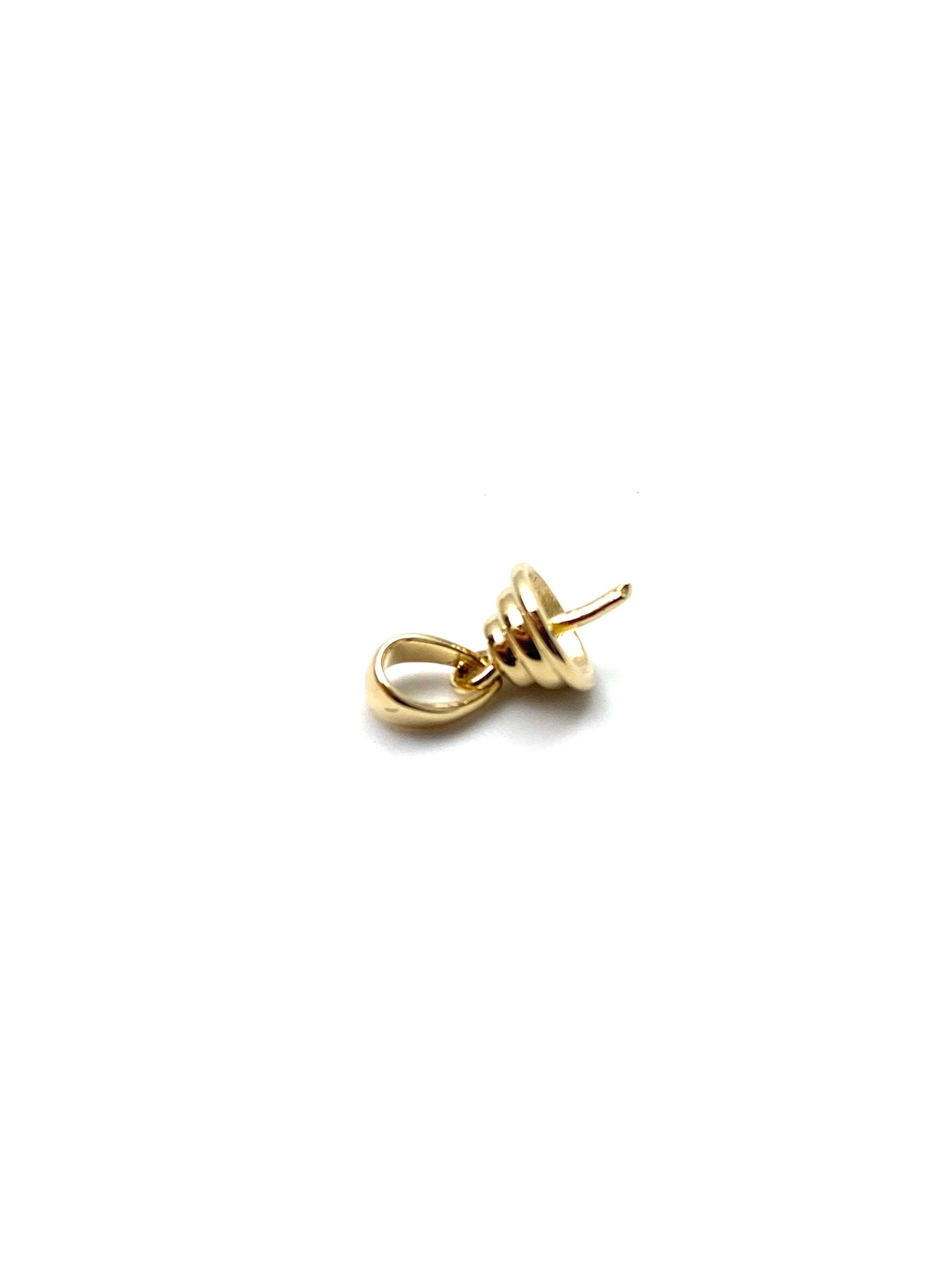 14K yellow gold bail , SKU# 284-14Y-4