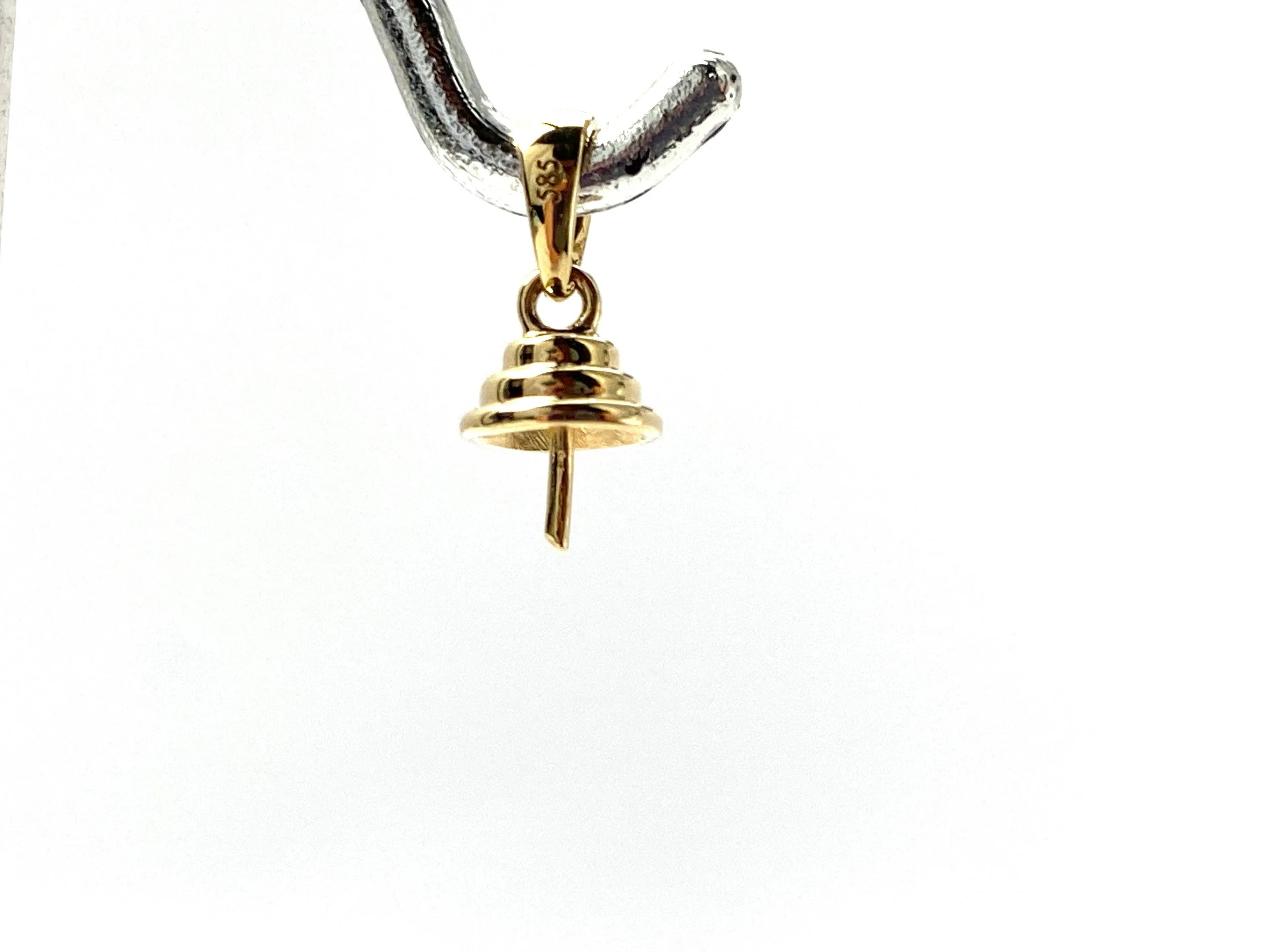 14K yellow gold bail , SKU# 284-14Y-4