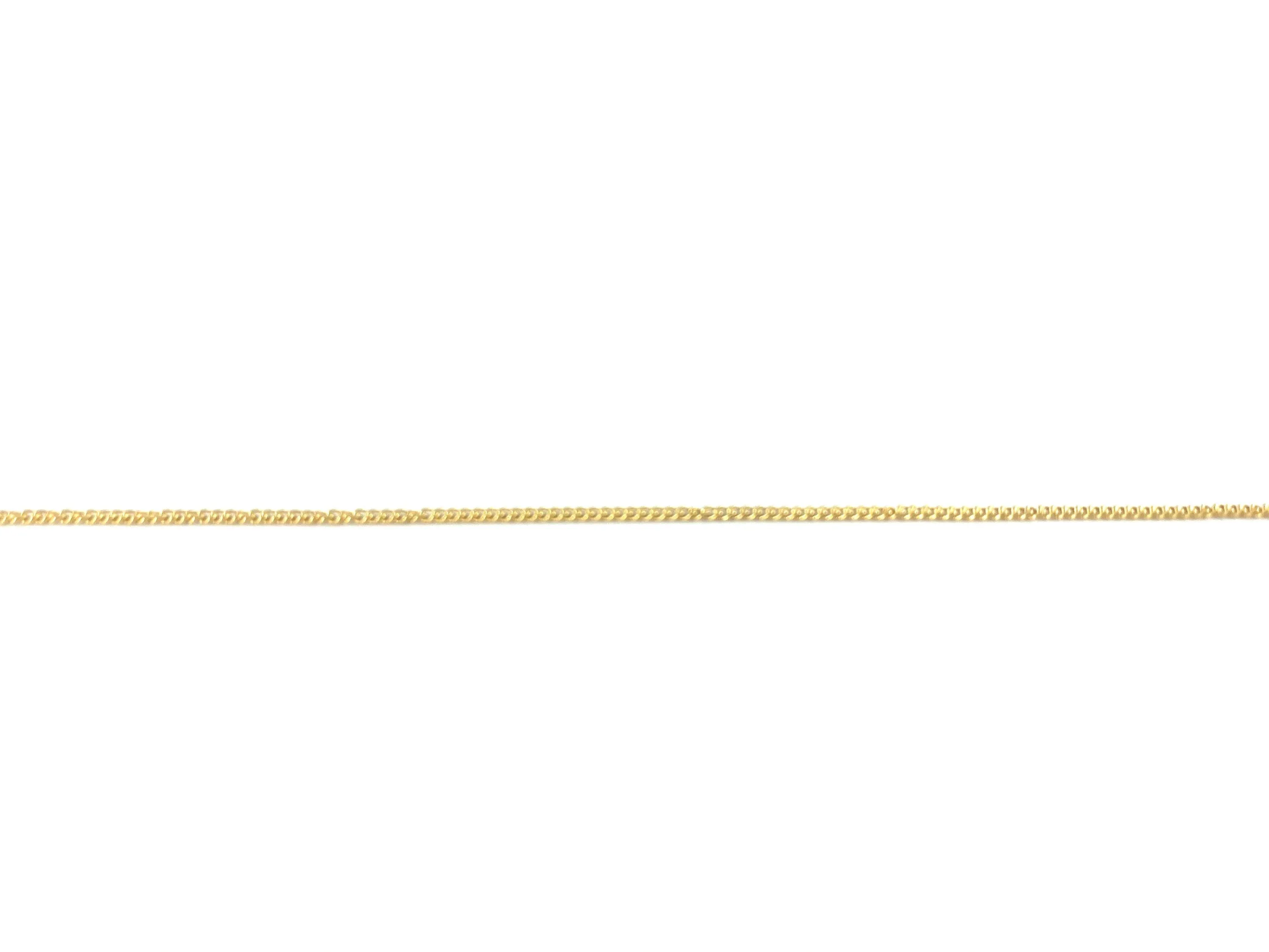 14KGF 0.75mm Curb Cable Footage Chain, 14K Gold Filled, 14K Gold Fill, 14K Gold, Sku: 4012672S25