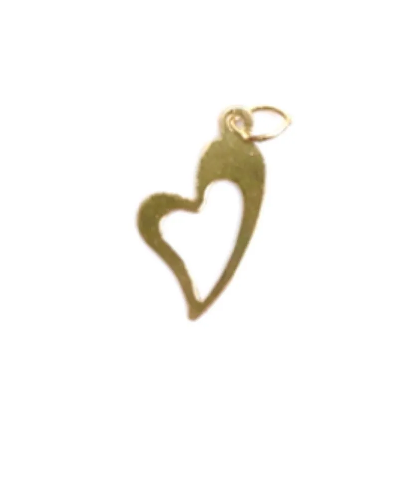 14KGF Heart Charm 603-C