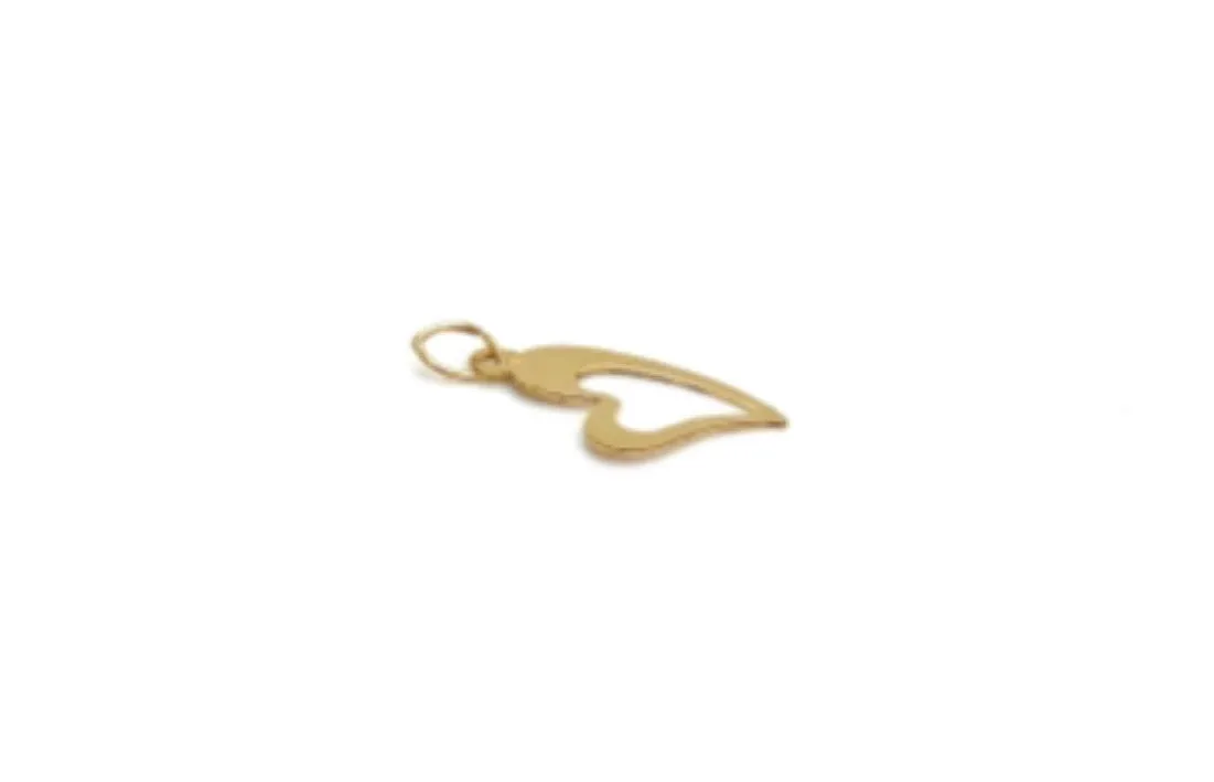14KGF Heart Charm 603-C