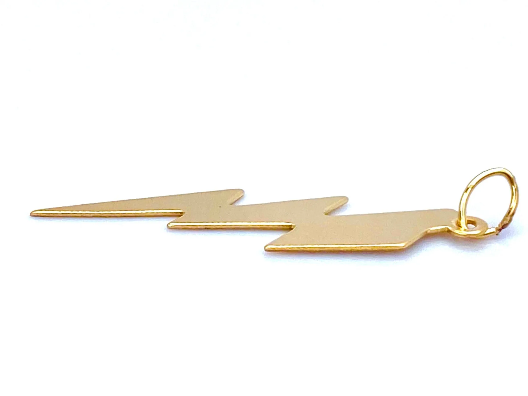 14KGF Lightning Pendant , Sku#379-C