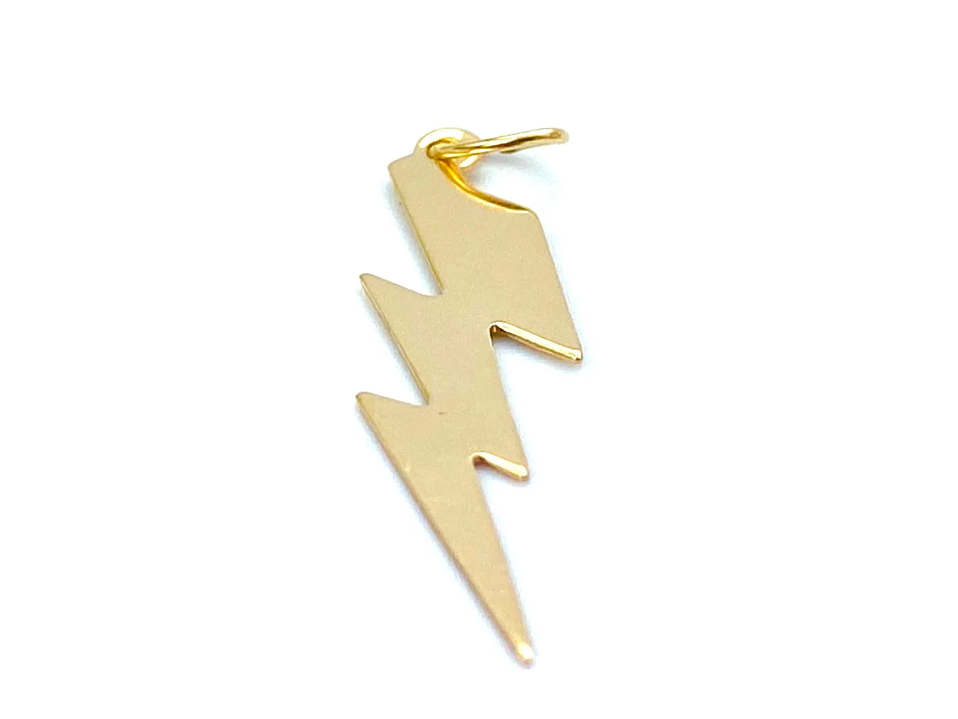 14KGF Lightning Pendant , Sku#379-C
