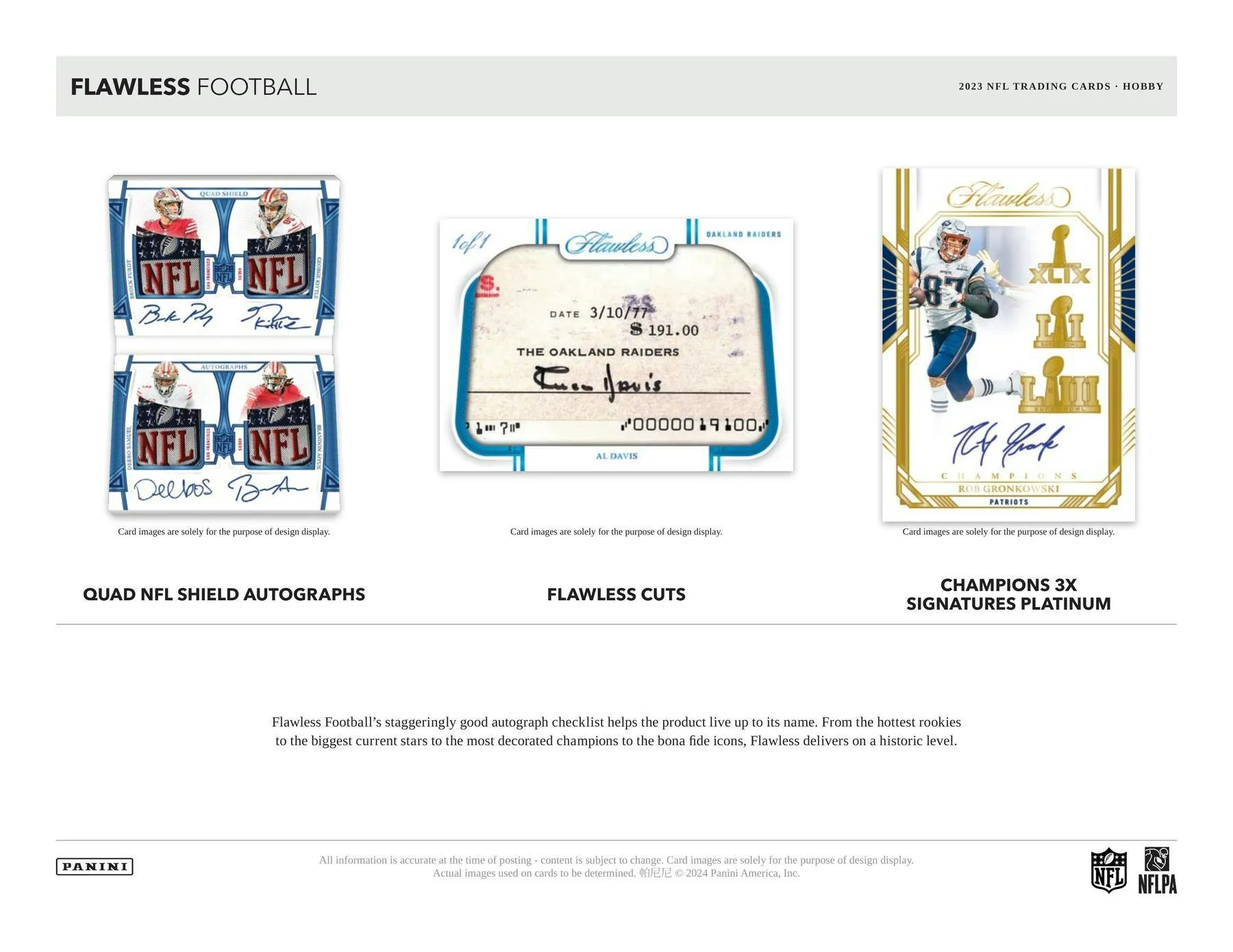 2023 Panini Flawless Football Hobby Box