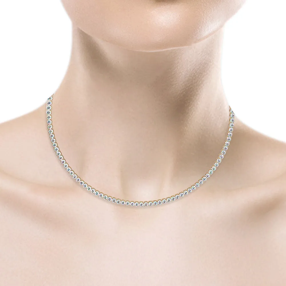 7CT Classic Tennis Necklace