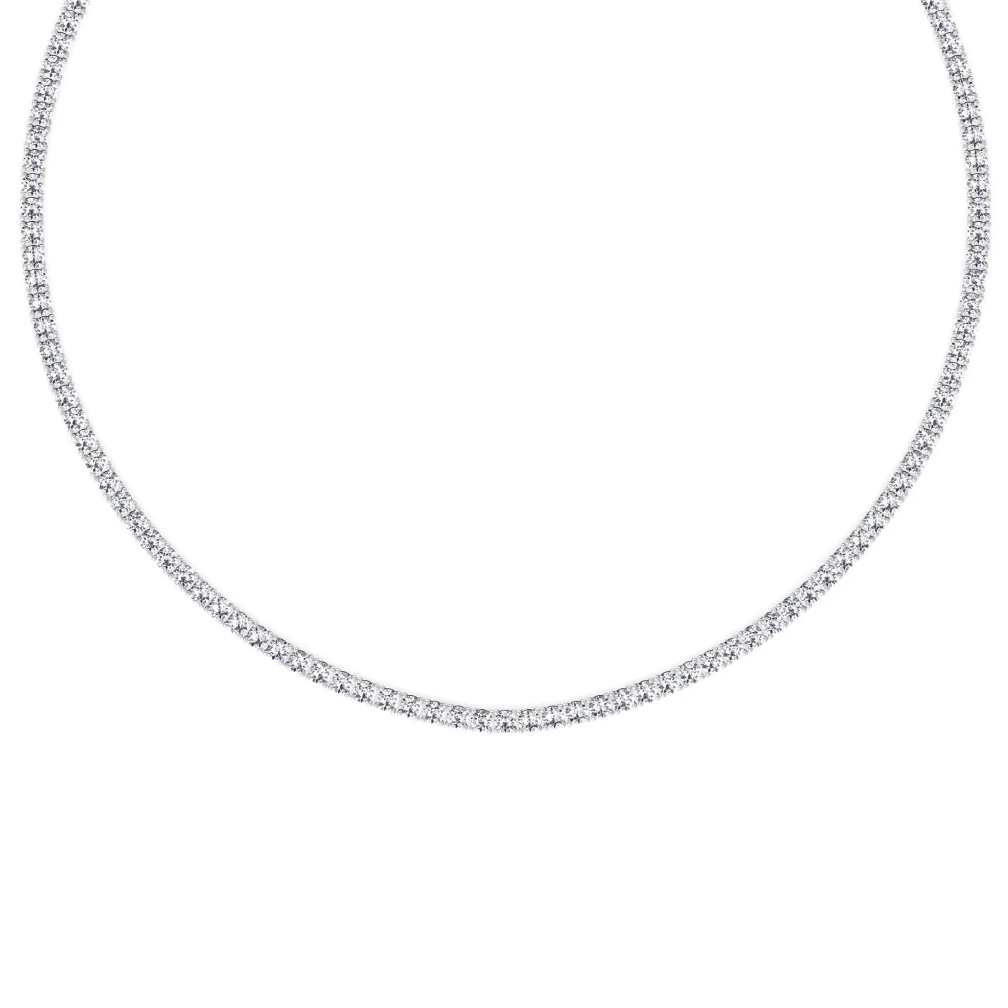 7CT Classic Tennis Necklace