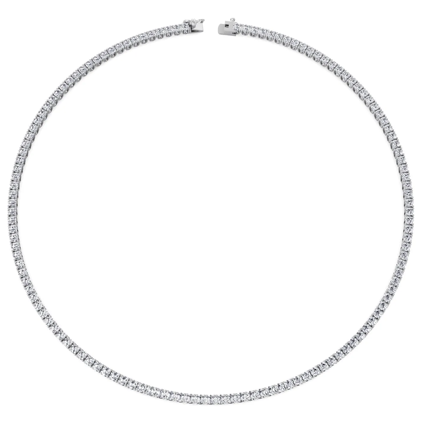 7CT Classic Tennis Necklace
