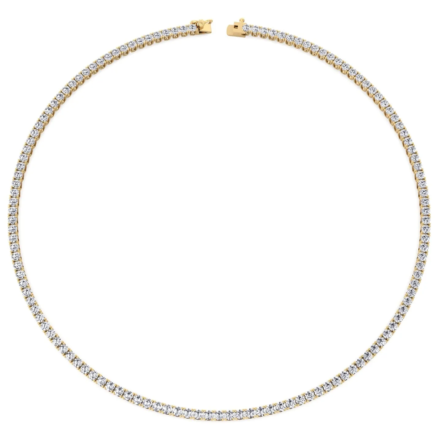 7CT Classic Tennis Necklace