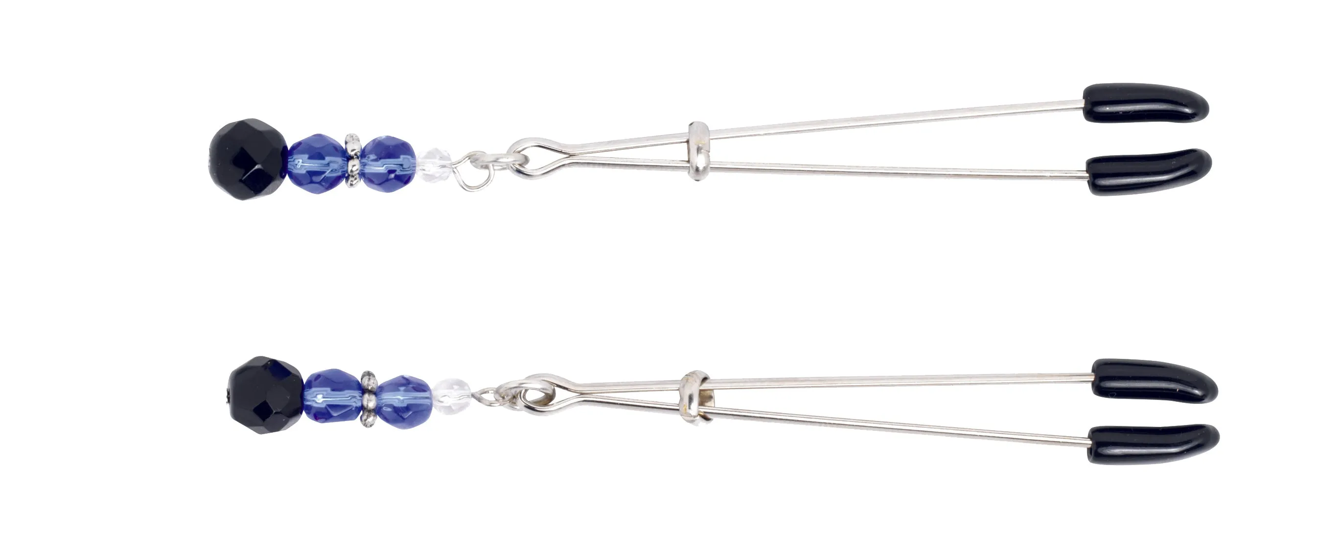 Adj Clamp Wblue Beads
