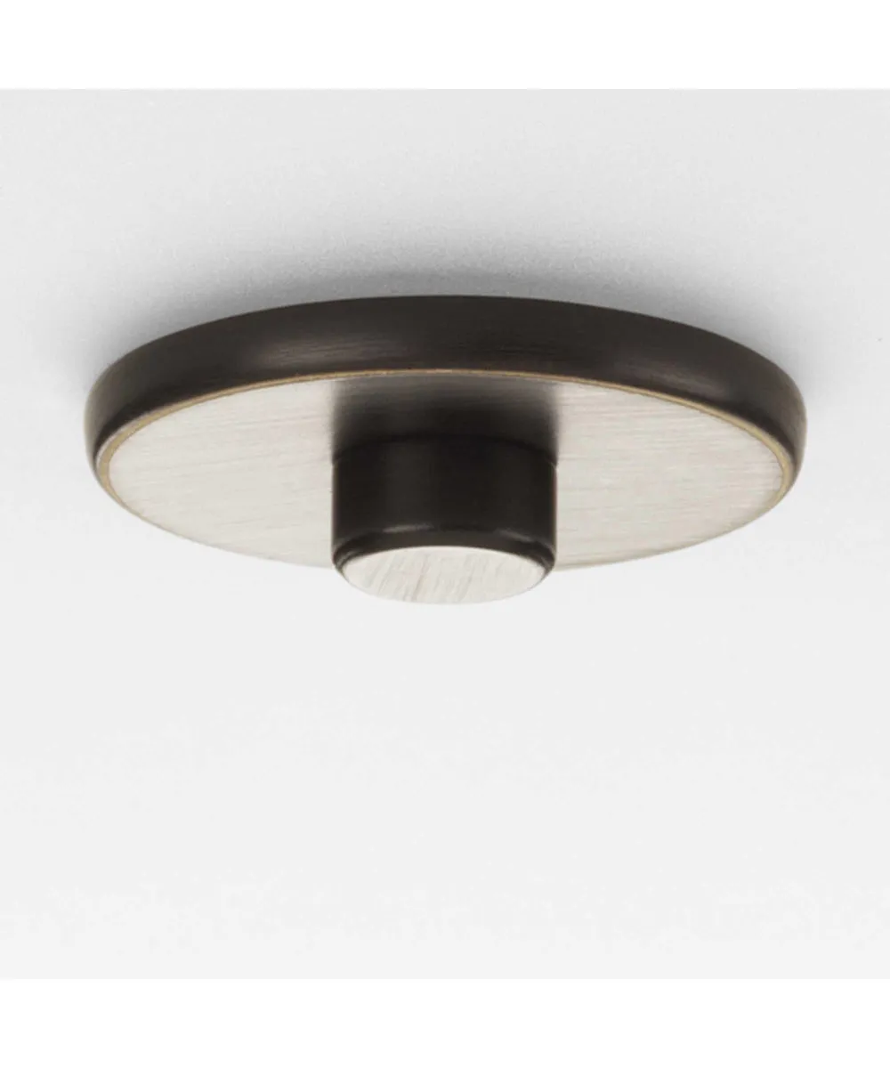 Arden 2-Light 14" Semi-Flush Convertible Antique Bronze