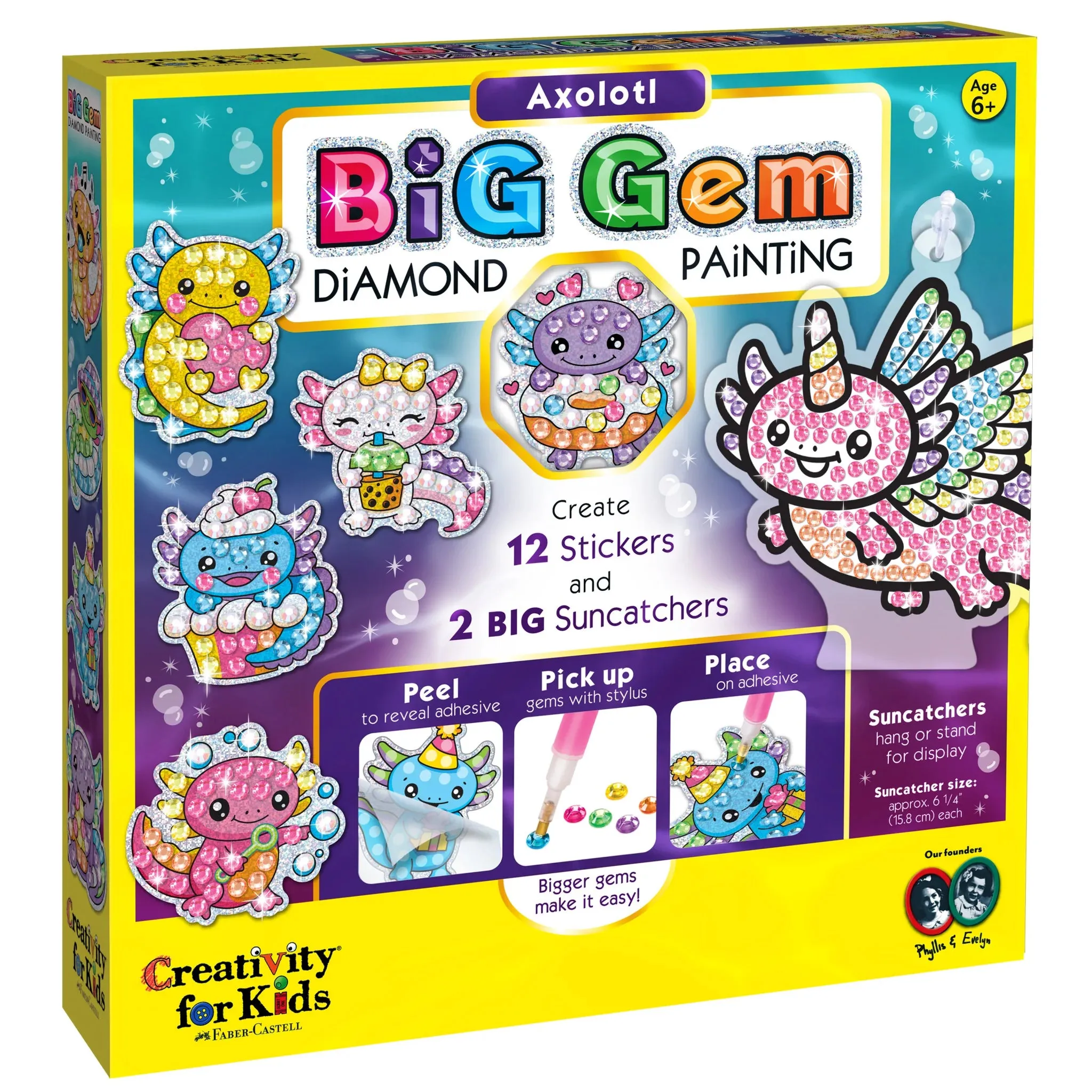 Big Gem Diamond Painting - Axolotl