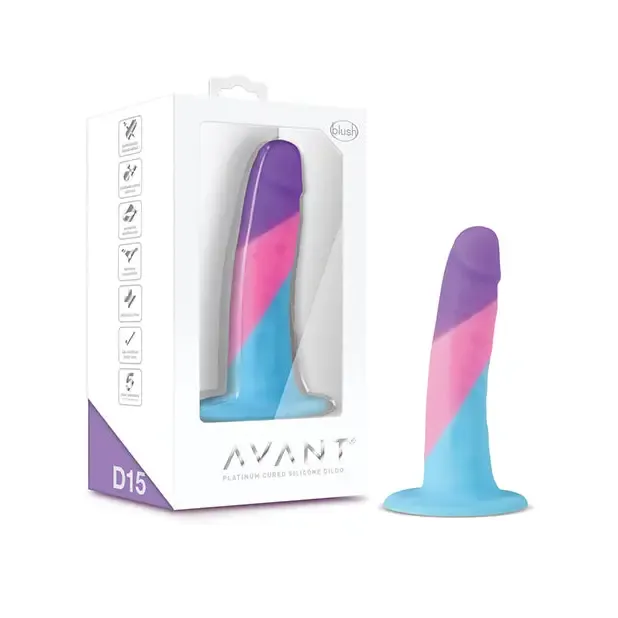Avant D15 Vision of Love 5.5-Inch Premium Silicone Dildo with Strong Suction Cup - Blush