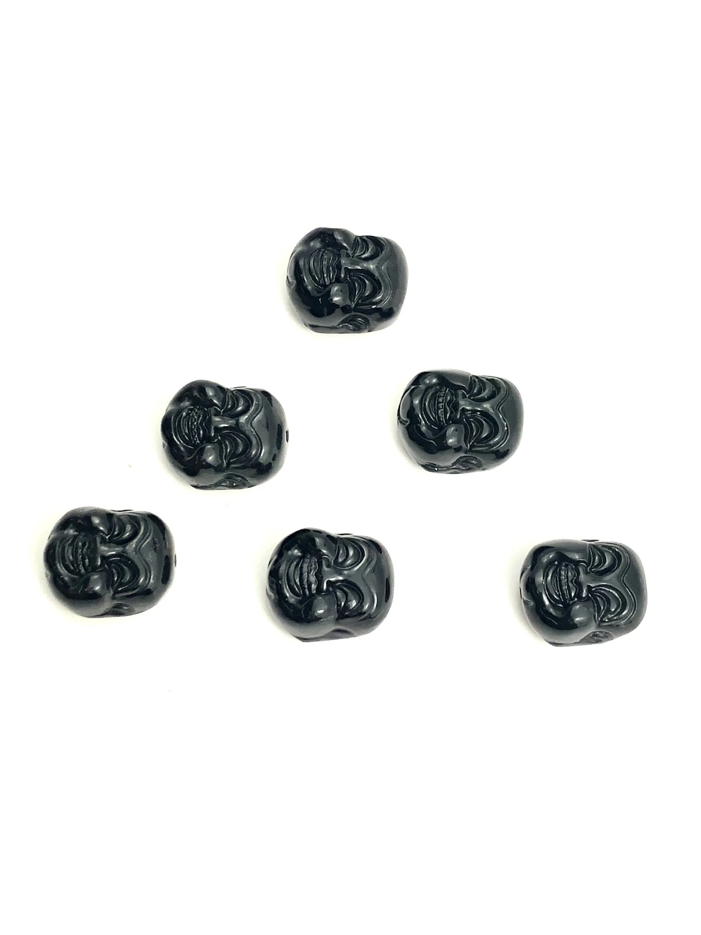 Buddha Head Jade Beads Sku#M733