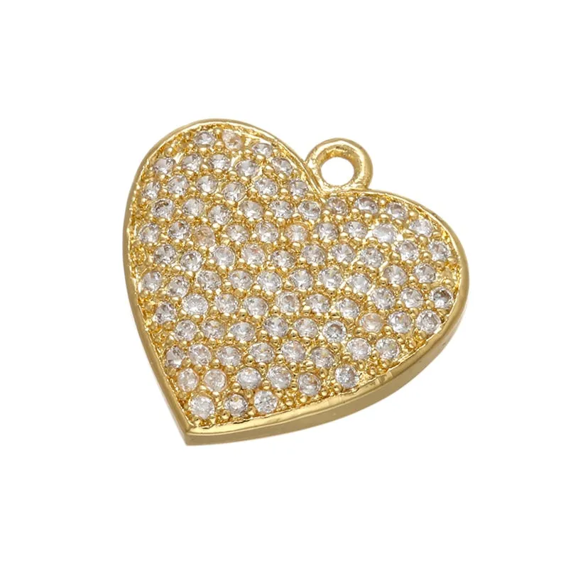 Charm Pendant Studs