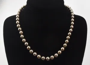 Copper Tone Beaded Necklace