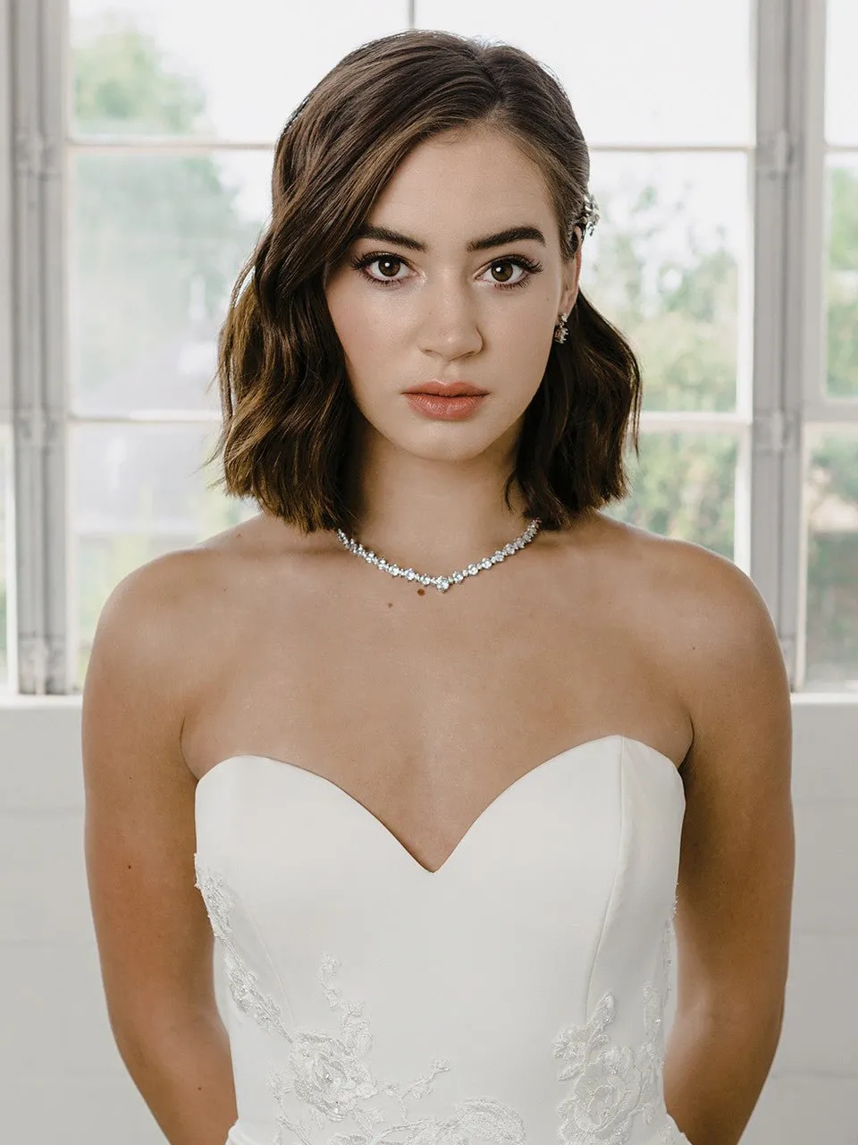 CZ Necklace and Earring Set