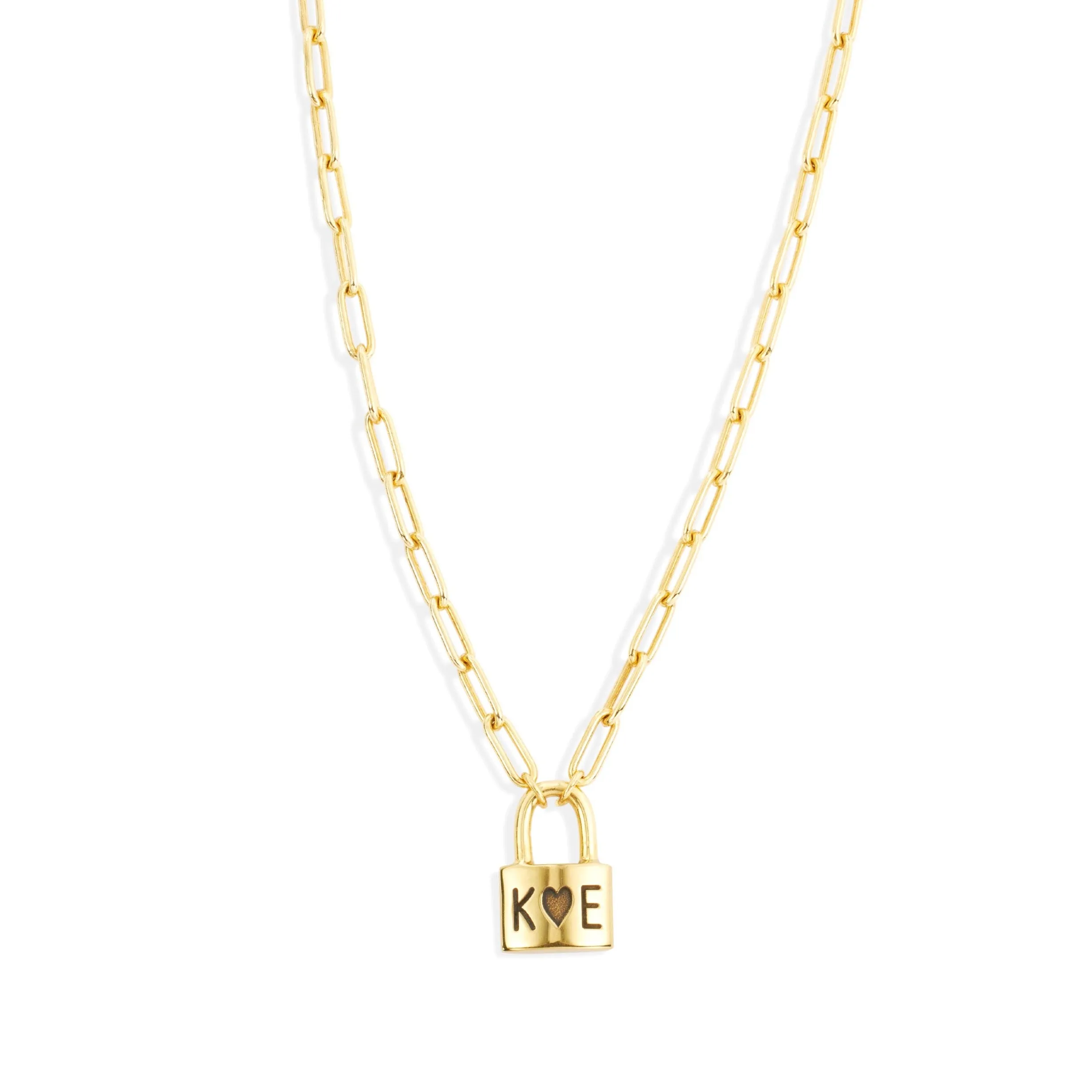Engravable Padlock Necklace