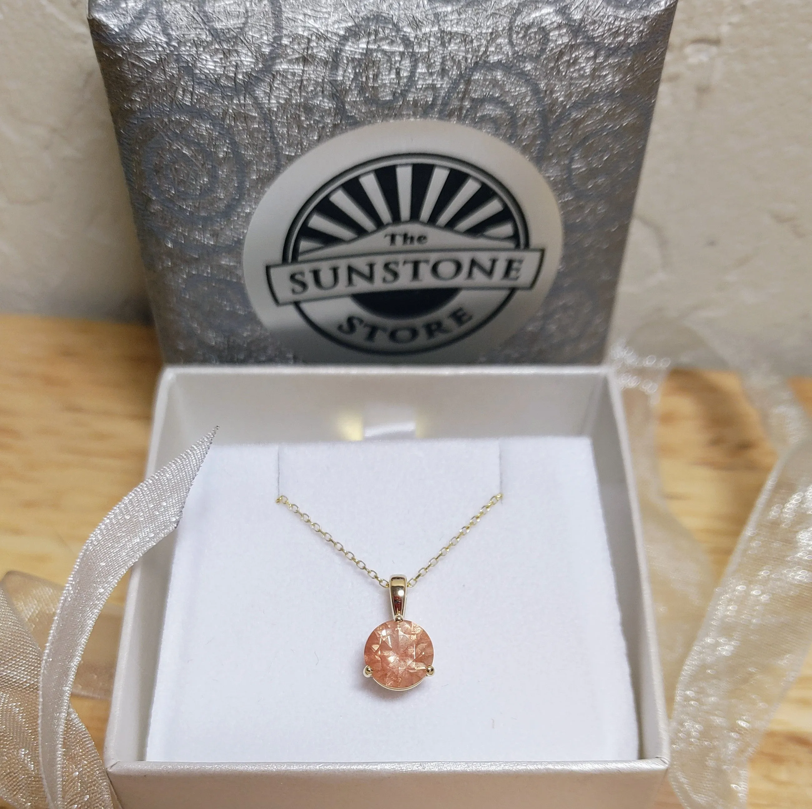 Gold Trinity Solitaire Pendant