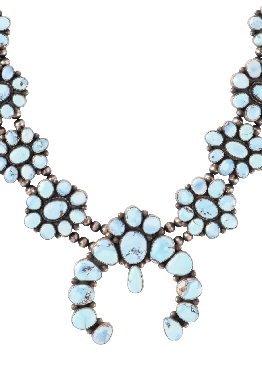 Golden Hills Turquoise Open Circle Necklace