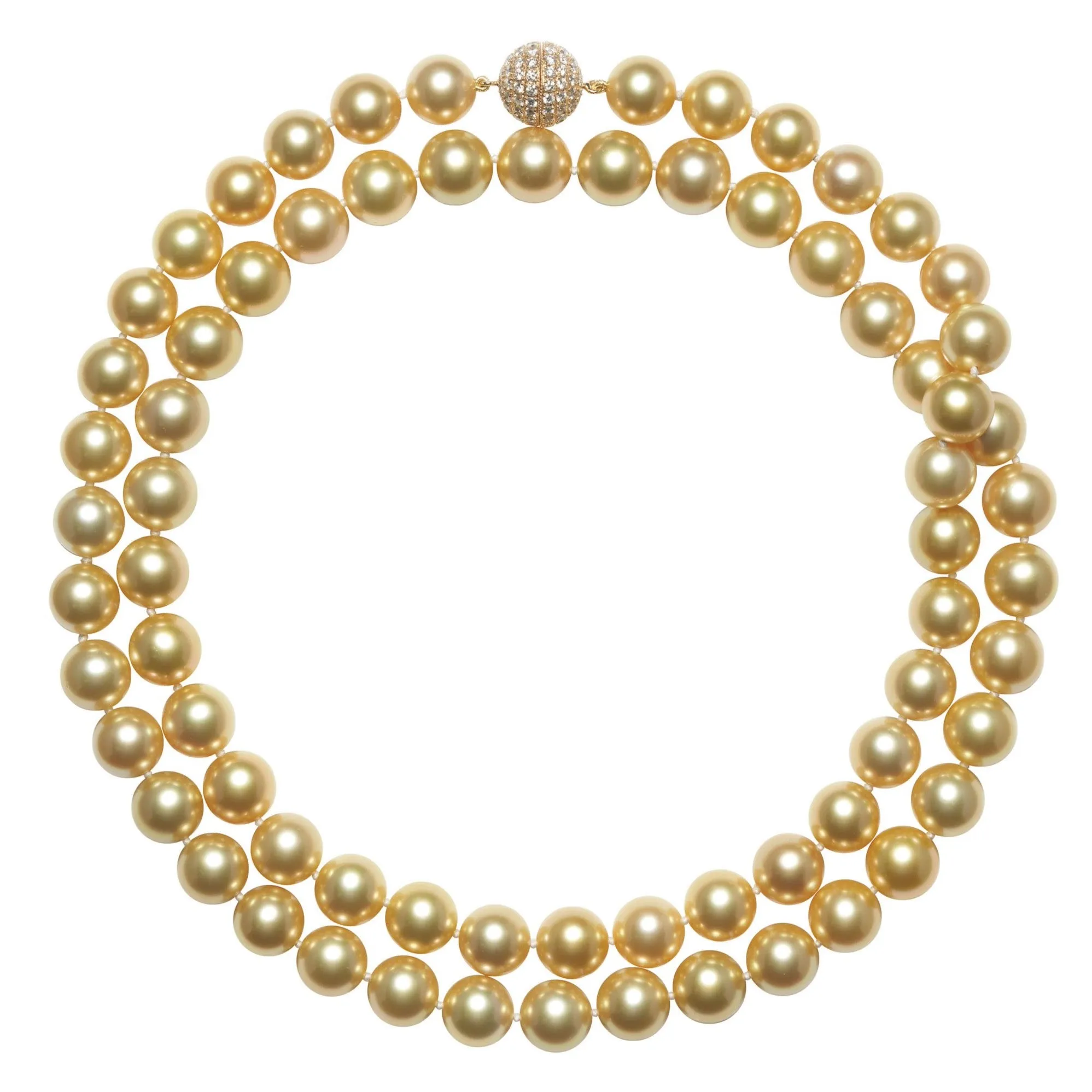 Golden South Sea Pearl Strand
