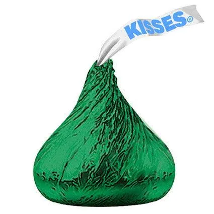 Green Hershey's Kisses