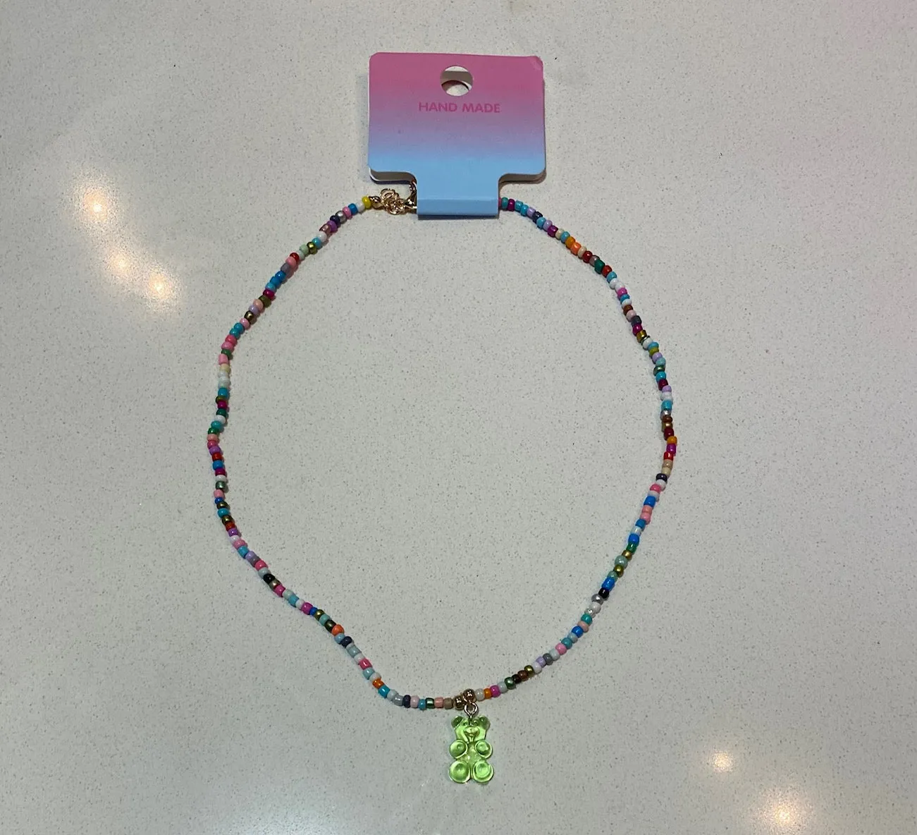 Gummy Bear Beaded Necklaces