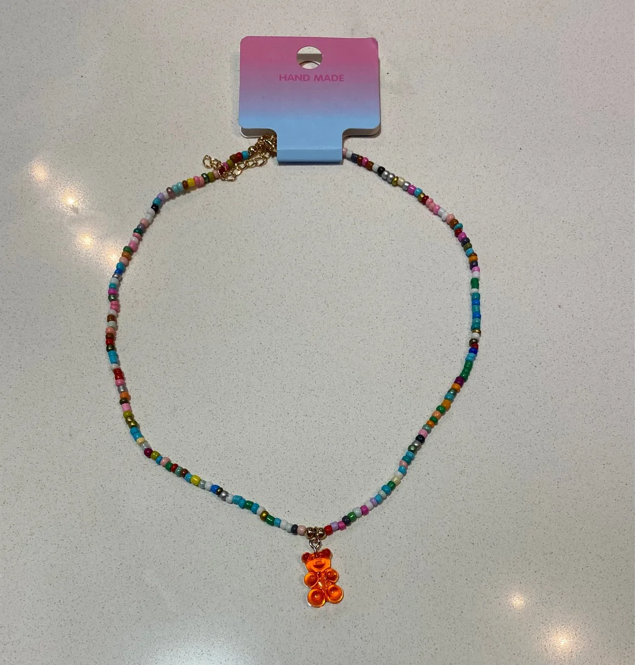 Gummy Bear Beaded Necklaces