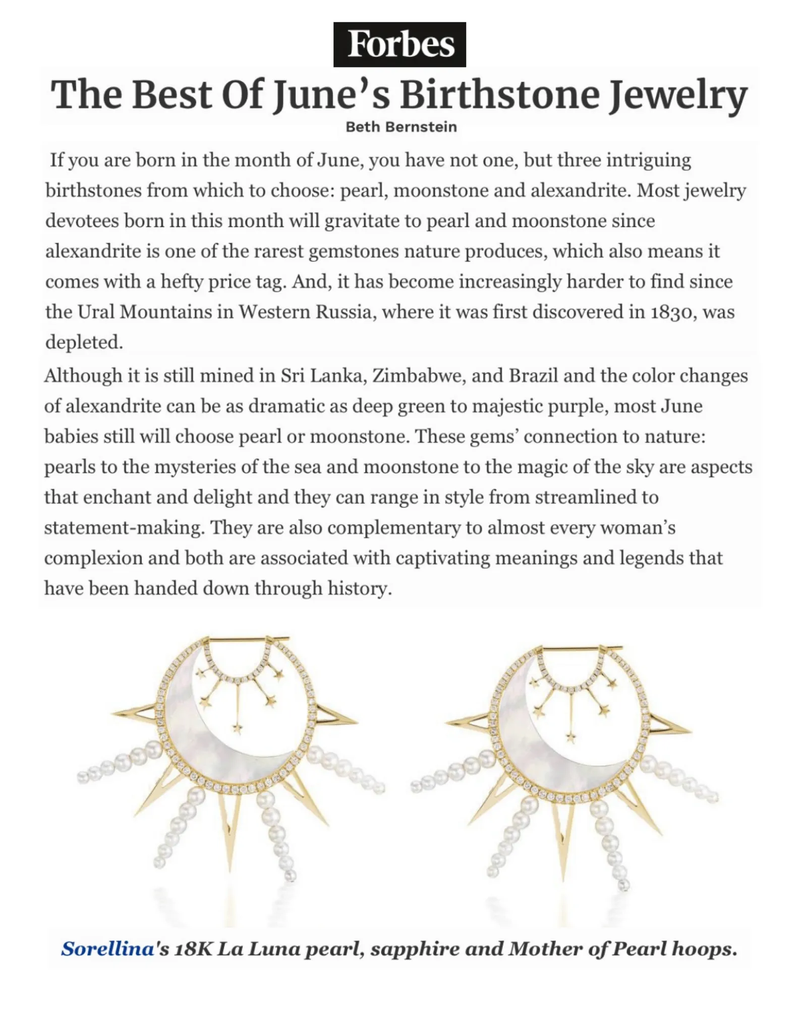 La Luna Earrings