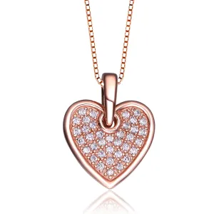 La Roche Dainty Key Heart Necklace