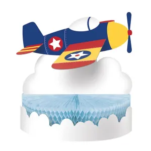 Lil' Flyer Airplane Shape Honeycomb Centerpiece