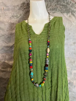 LS047 Artsy Beaded Necklace