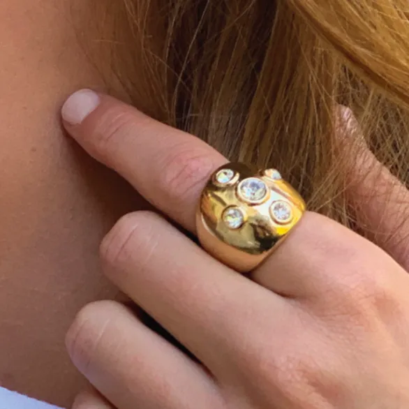 MARISSA FIVE STONE STATEMENT RING