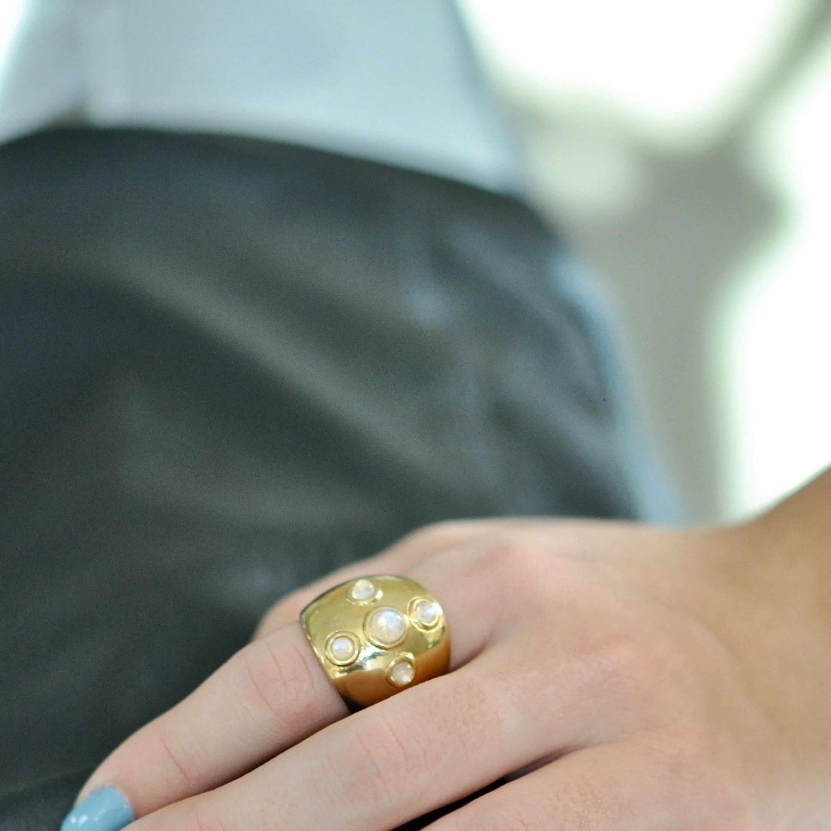 MARISSA FIVE STONE STATEMENT RING