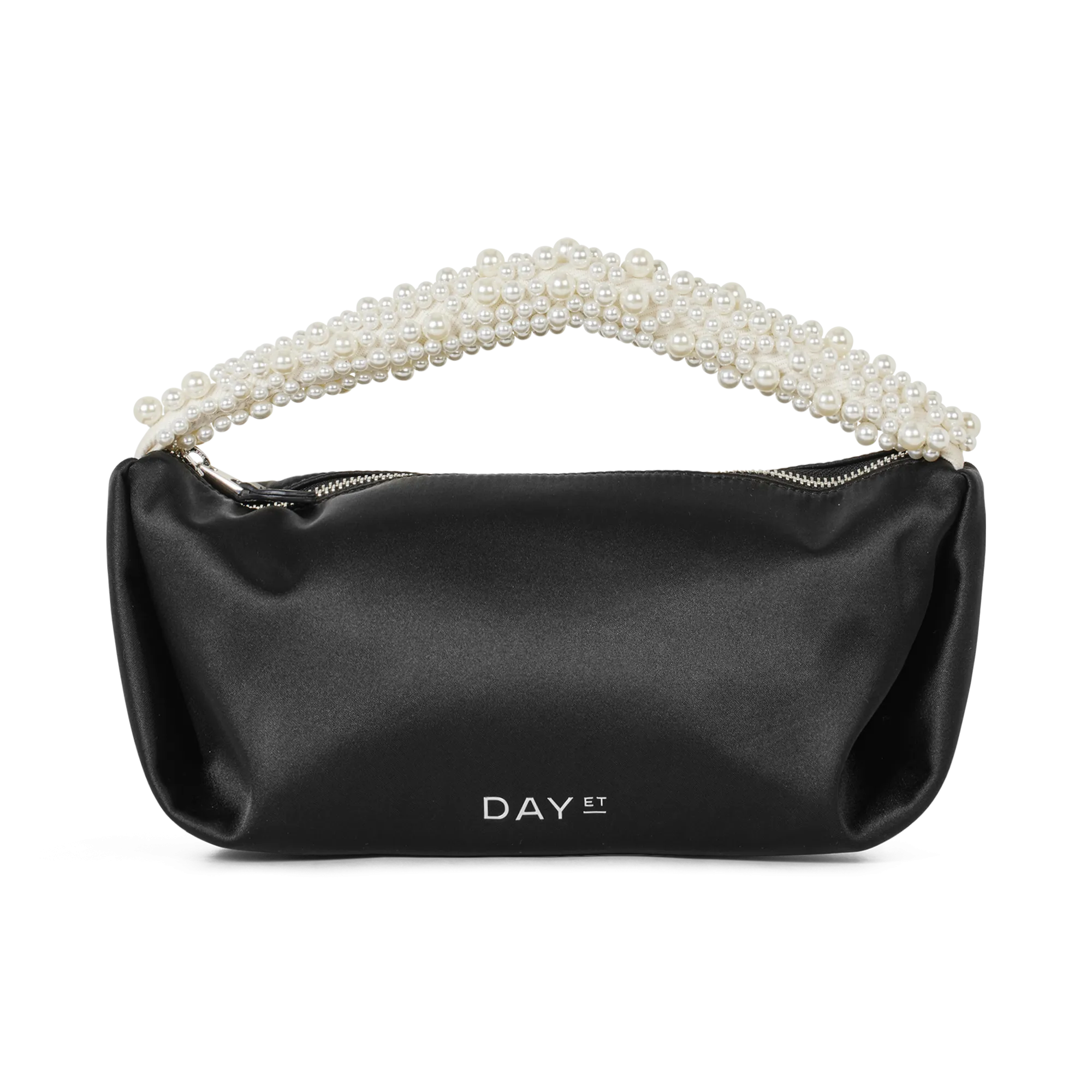 Medium Satin Pearl Handbag