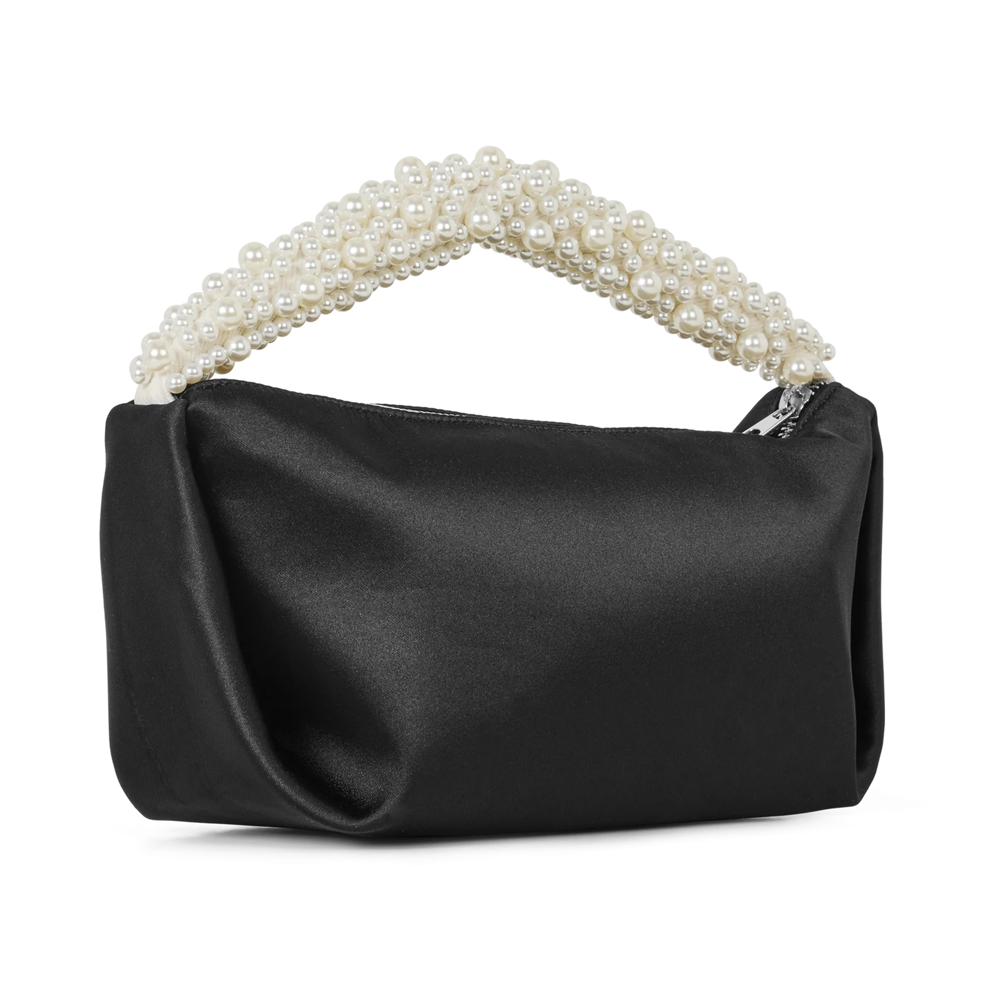 Medium Satin Pearl Handbag