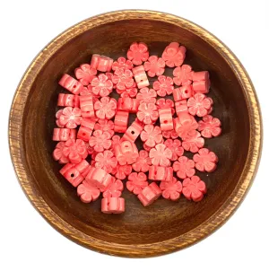 Mother Of Pearl Flower Beads, Sku#M687