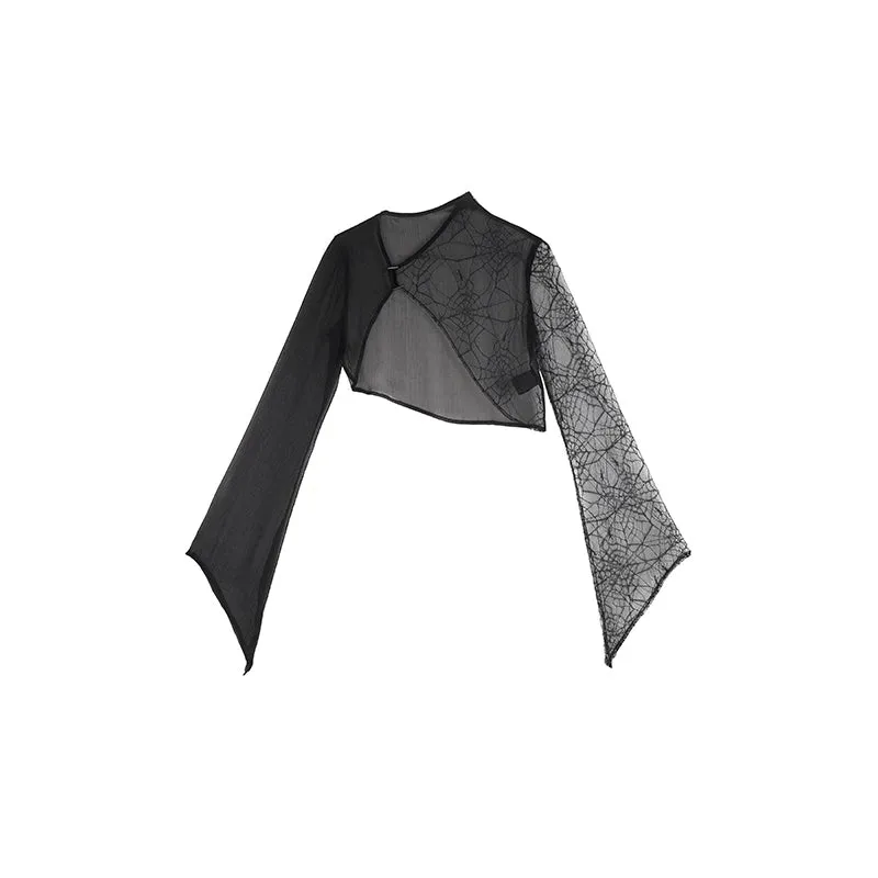 New Chinese style cheongsam & chiffon cardigan