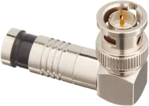 Platinum Tools 18040 BNC RG6 RA Compression, Nickel 3/Clamshell, Pack of 3