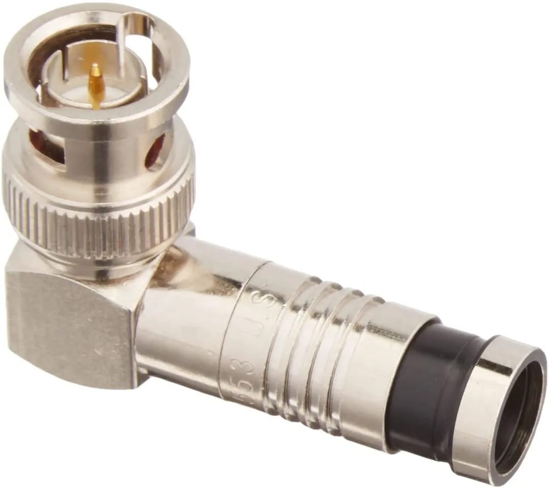 Platinum Tools 18040 BNC RG6 RA Compression, Nickel 3/Clamshell, Pack of 3