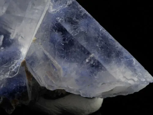 Raw DUMORTIERITE Acicular in QUARTZ Crystal - Metaphysical, Raw Rocks and Minerals, Home Decor, 36939