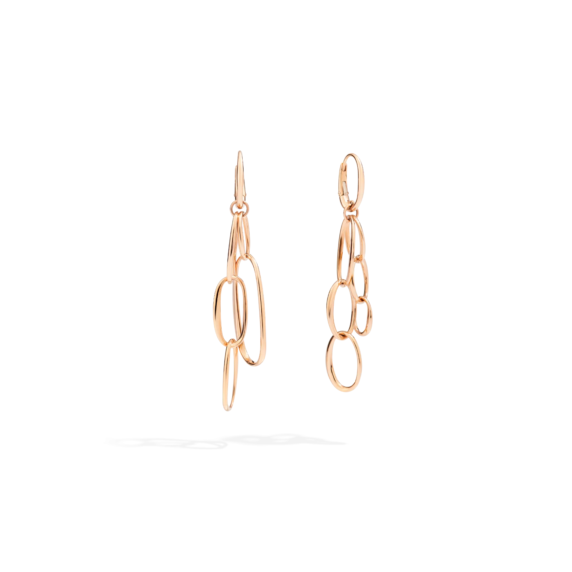 Rose gold earrings 18K