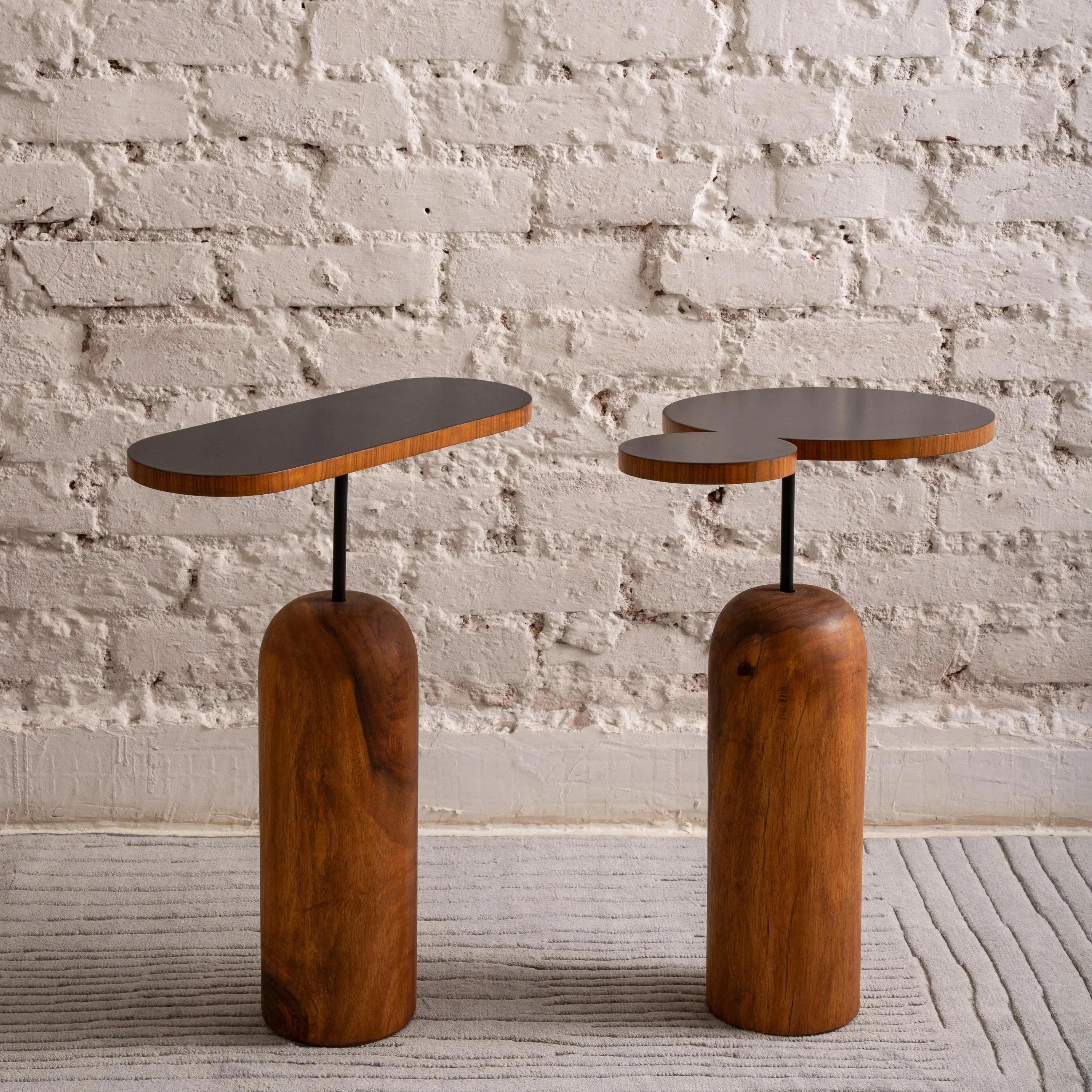 Round Tube End Table | Sofa Sidetable for Home Decor